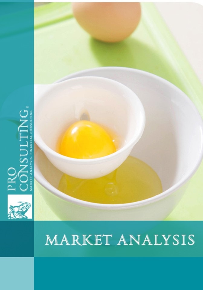 Market research report on eggs and egg products of Ukraine. 1st half of 2015